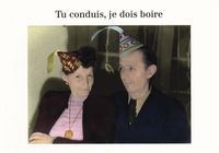 Carte humour Noël de Cath Tate - Tu conduis, je dois boire ... - 10.5x15 cm